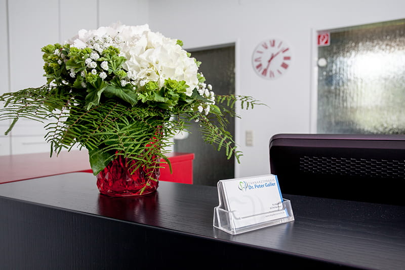 Praxisbild Rezeption-2 Dr. Galler